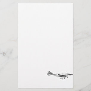 Papelería Avión retro del apoyo del aeroplano del propulsor