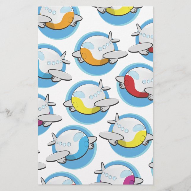 Papelería Aviones de juguete (Anverso)