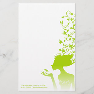 Papelería azúcar verde
