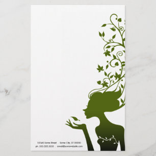 Papelería azúcar verde