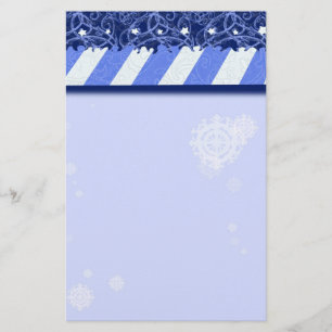 Papelería Azul del invierno
