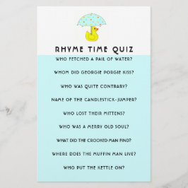 Papelería Baby Shower Game Parent Advice