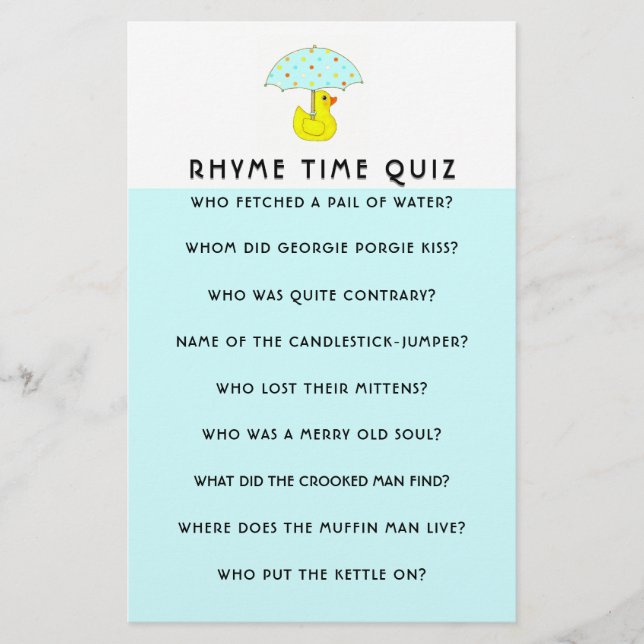 Papelería Baby Shower Game Parent Advice (Anverso)