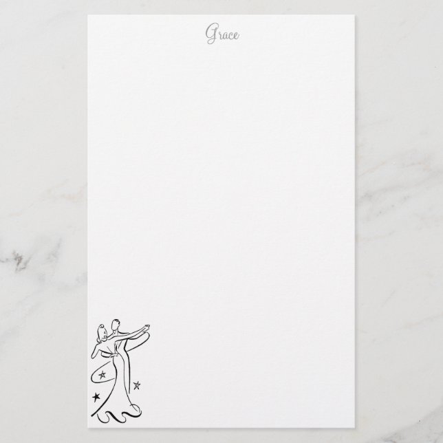 Papelería Baile los efectos de escritorio lejos (Anverso)