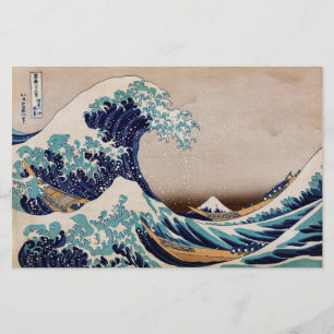 Papelería Bajo la Gran Ola de Kanagawa