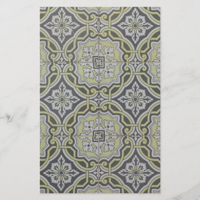 Papelería Baldosas de época (Anverso)