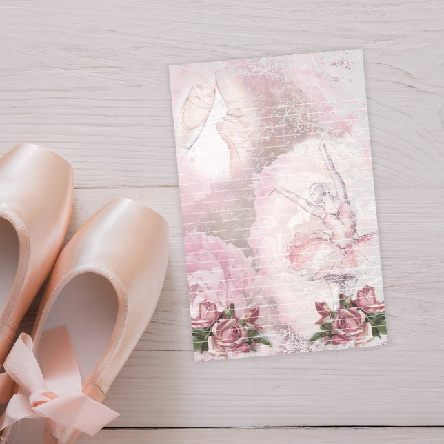 Papelería Ballet Ballerina Zapatos Roses rosados en línea (Subido por el creador)