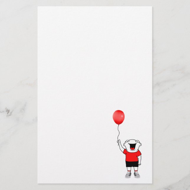 Papelería Balloon Boy (Anverso)
