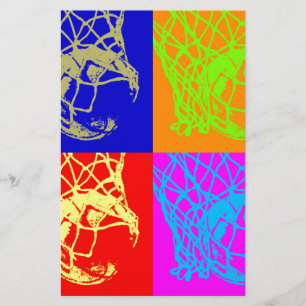 Papelería Baloncesto Pop Art