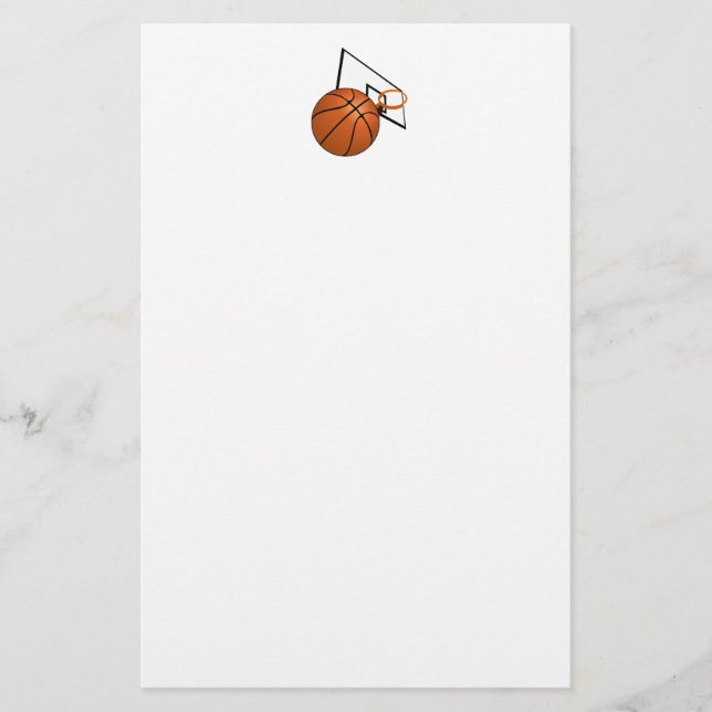 Papelería Baloncesto y Hoop (Anverso)