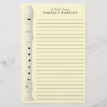 Banda musical de profesor de música de grabador