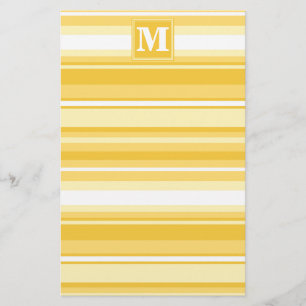 Papelería Bandas amarillas monográficas