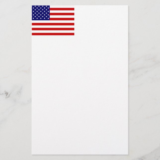 Papelería Bandera americana (Anverso)