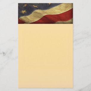 Papelería Bandera americana apenada