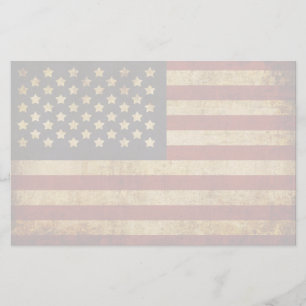 Papelería Bandera americana patriótica de los E.E.U.U. del