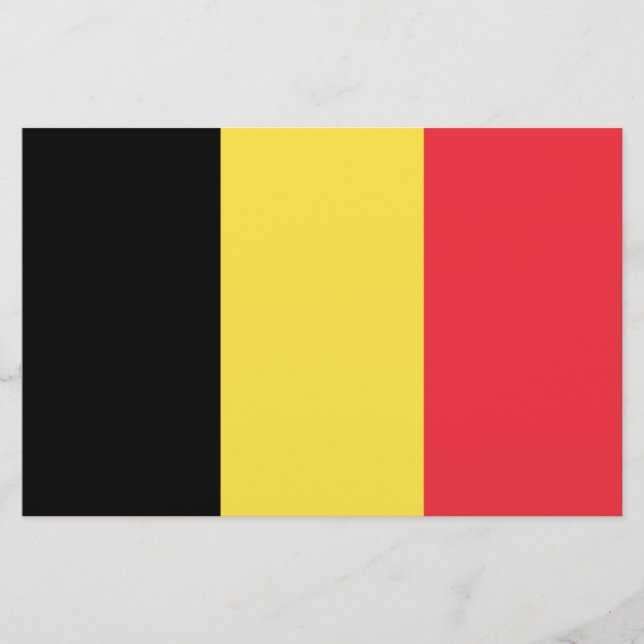Papelería Bandera belga (Anverso)