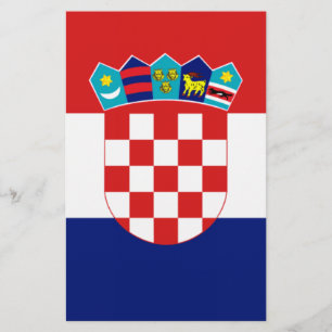 Papelería Bandera croata - Trobojnica
