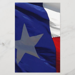 Papelería Bandera de Arte Pop de Texas