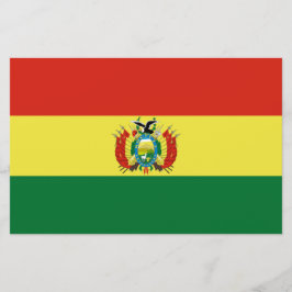 Papelería Bandera de Bolivia