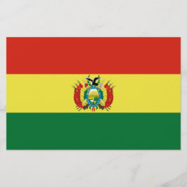 Papelería Bandera de Bolivia