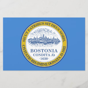 Papelería Bandera de Boston (Massachusetts)