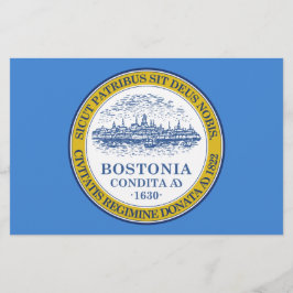 Papelería Bandera de Boston (Massachusetts)