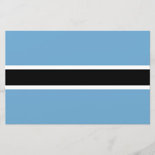 Papelería Bandera de Botsuana (Botsuana)