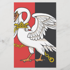 Papelería Bandera de Buckinghamshire (condado del Reino Unid