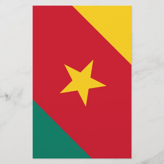 Papelería Bandera de Camerún (Anverso)