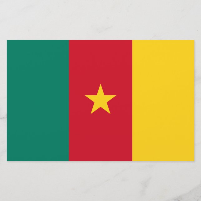 Papelería Bandera de Camerún (Anverso)