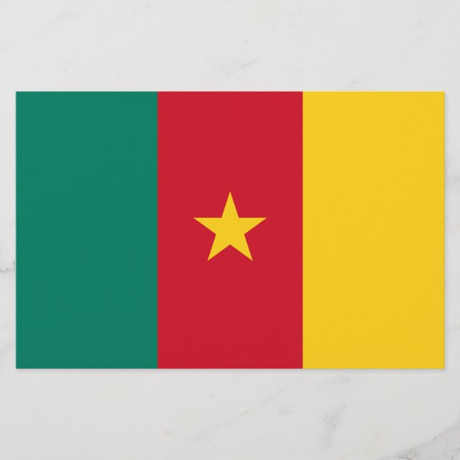 Papelería Bandera de Camerún (Anverso)