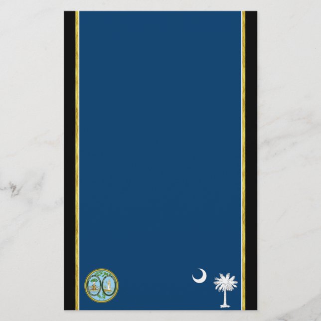 Papelería Bandera de Carolina del Sur (Anverso)