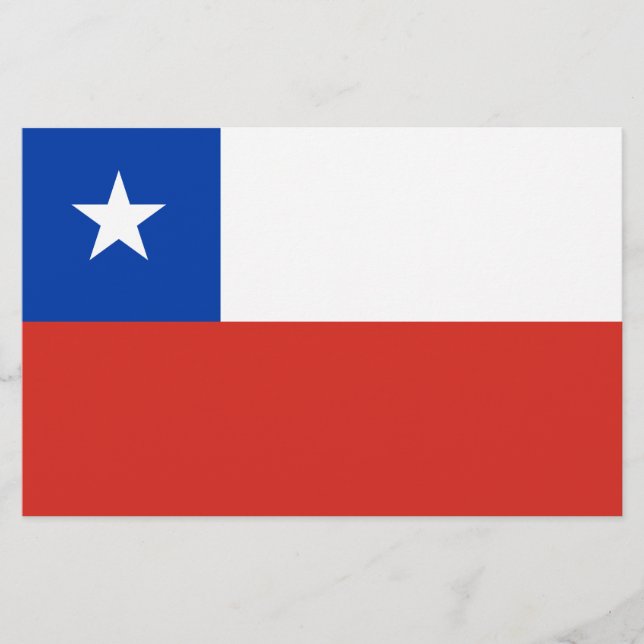 Papelería Bandera de Chile (Anverso)
