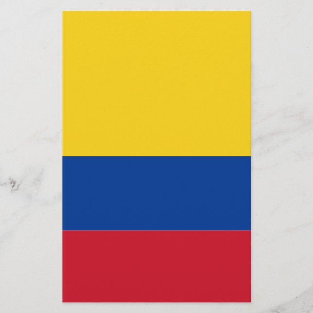 Papelería Bandera de Colombia (Anverso)