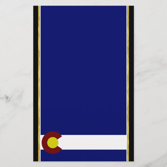 Papelería Bandera de Colorado (Anverso)