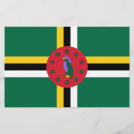 Papelería Bandera de Dominica
