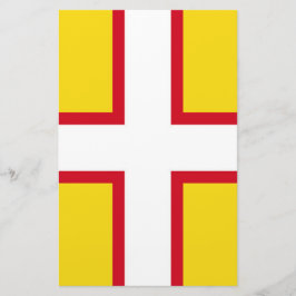 Papelería Bandera de Dorset (condado del Reino Unido)
