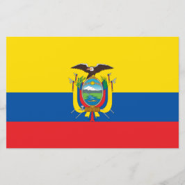 Papelería Bandera de Ecuador