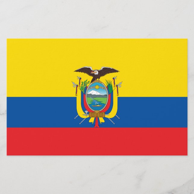 Papelería Bandera de Ecuador (Anverso)