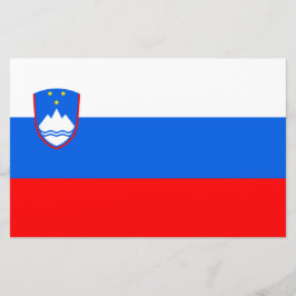 Papelería Bandera de Eslovenia