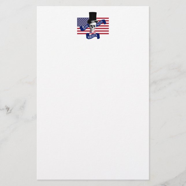 Papelería Bandera de Estados Unidos (Anverso)