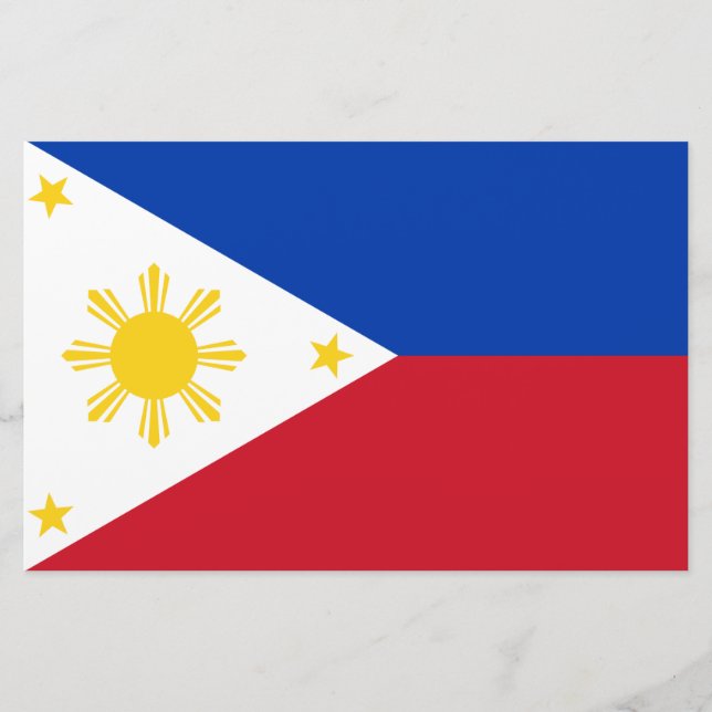Papelería Bandera de Filipinas (Anverso)
