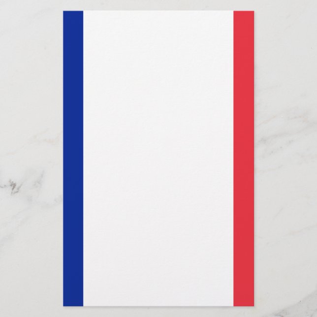 Papelería Bandera de Francia; Bandera francesa, la Francia (Anverso)