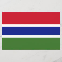 Papelería Bandera de Gambia