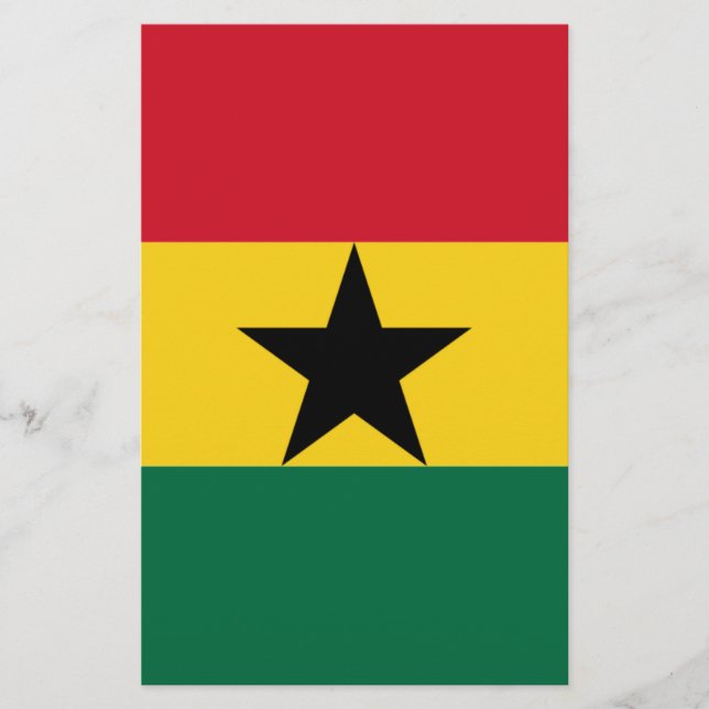 Papelería Bandera de Ghana (Anverso)