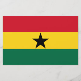Papelería Bandera de Ghana