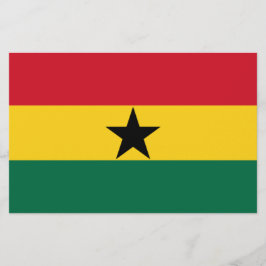 Papelería Bandera de Ghana