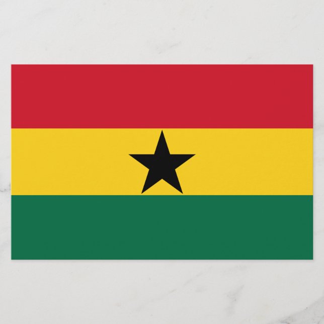 Papelería Bandera de Ghana (Anverso)