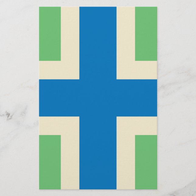 Papelería Bandera de Gloucestershire (condado británico) (Anverso)