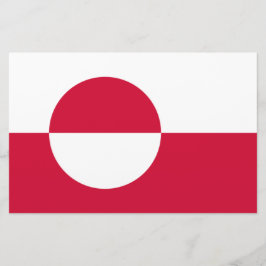 Papelería Bandera de Groenlandia